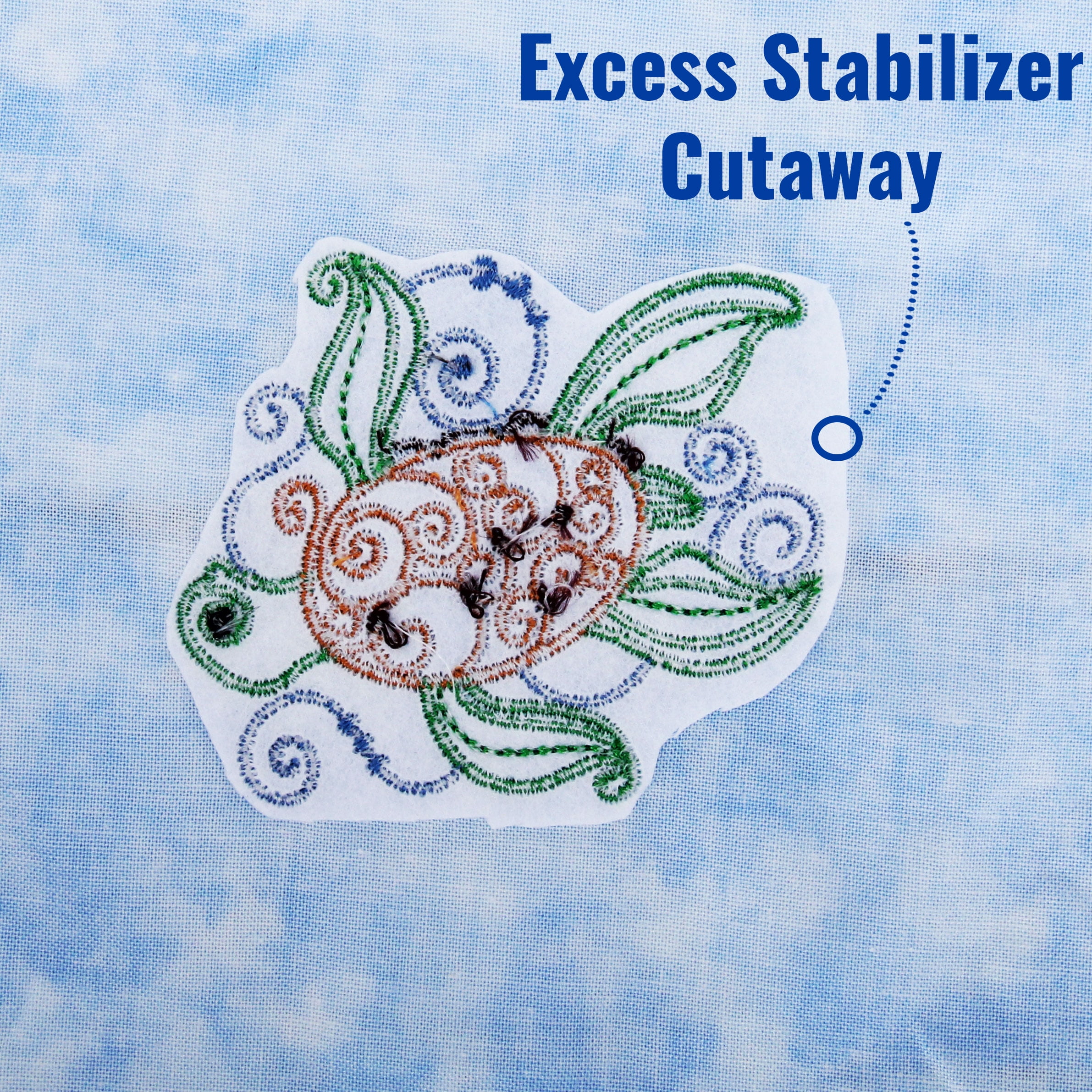 STICK AND STITCH Washaway Embroidery Stabilizer Pack 7 Wildflower Designs  Rinse With Water Embroidery Backing Interfacing 