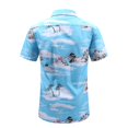 thumbnail image 4 of SWSMCLT Men's Hawaiian Shirt Short Sleeve Short Soft Button Down Shirt Vintage Top AlohaButton Cozy Beach Button Up Shirt Style4 Small, 4 of 4