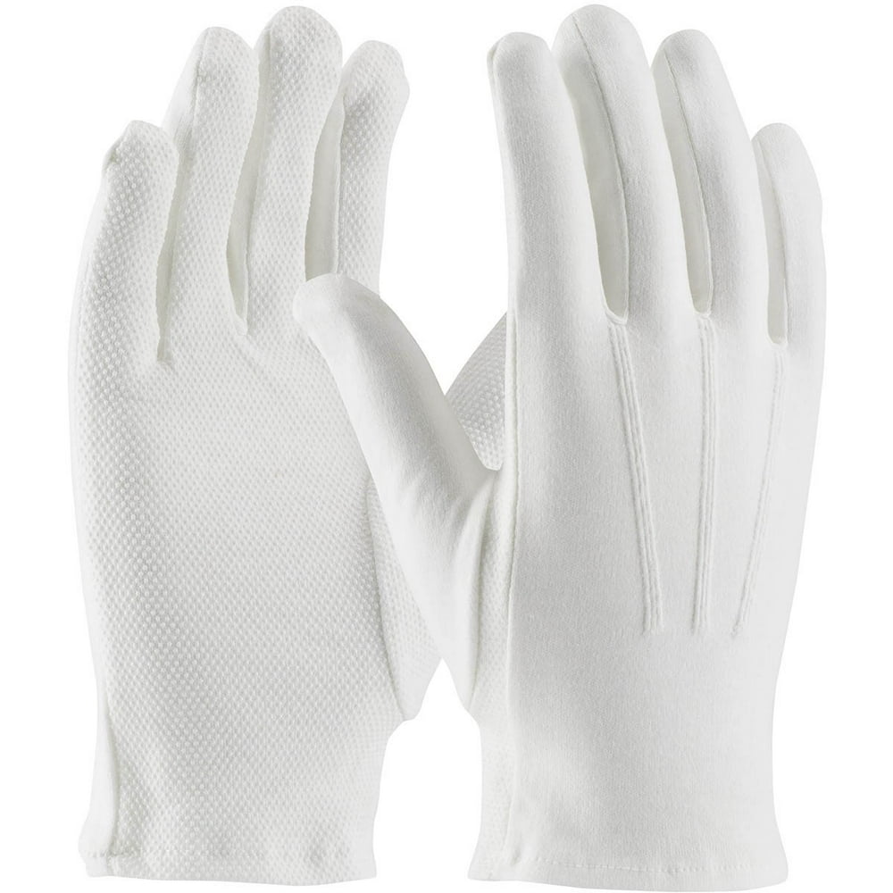 PIP Cotton Gloves White Extra Grip 130100WMPDM