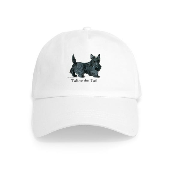 CafePress - Scottish Terrier Attitude Cap - Adjustable 100% Brushed Unisex Casual Cotton Baseball Cap, Beige, 1