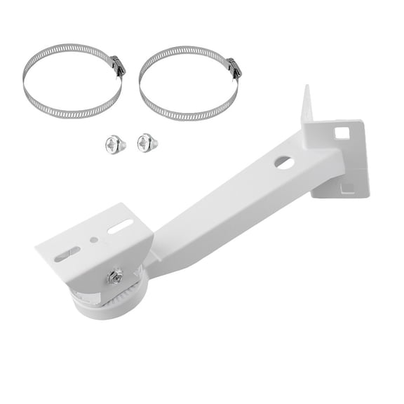 Pole Mount Camera Mount Mounting Corner with 2 Adjustable Loops for CCTV Cameras