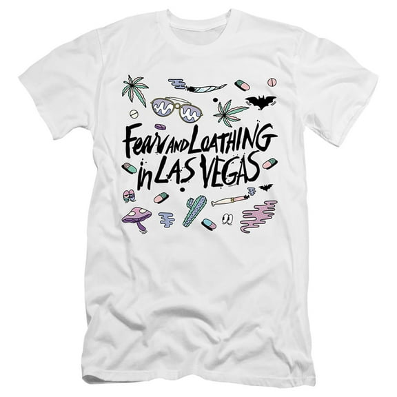 Fear and Loathing in Las Vegas Logo Unisex Adult Canvas Brand T Shirt