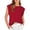 Red, variant on YUEVORA Sleeveless Tops for Women, Crew Neck Cap Sleeve Tops for Women, Casual Loose Fit Summer Tops, Soft Basic Solid Color Daily Office Wear T Shirts for Women