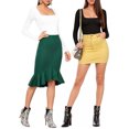 thumbnail image 4 of Womens Long Sleeve Bodysuit Square Neck Sexy Basic Tops Causal Leotard Bodysuit Tops, 4 of 6