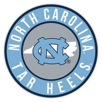 North Carolina Tar Heels 15" State Circle Sign
