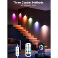 thumbnail image 4 of Tyute LED Spot Lights, Color Changing Wall Light with APP & Remote Control, Music Sync, Ambient Lighting Indoor Spotlight Lamp for Living Ro, 4 of 8