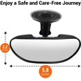 thumbnail image 4 of Cozy Greens Rearview Baby Car Mirror Windshield Infant Front Facing Shatterproof Child Safety Mirror, 4 of 7