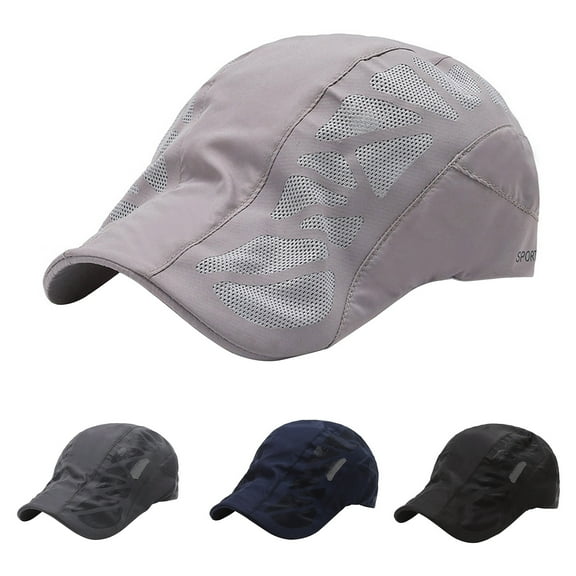 Cheers.US Sport Cap Mesh Cap Summer Quick-Drying Sun Hat Unisex UV Protection Outdoor Cap