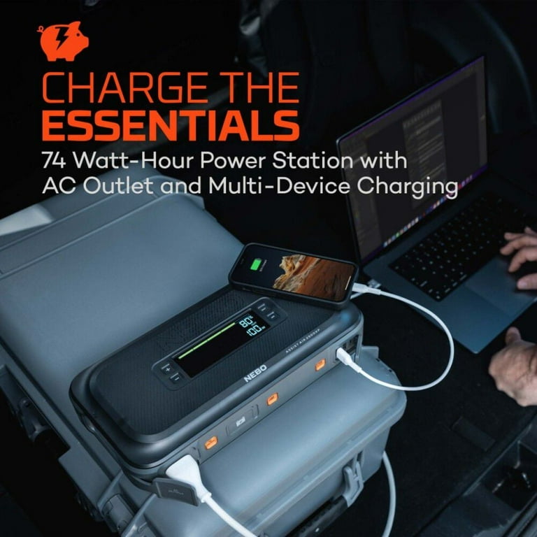 NEBO Assist 2500 Amps Jump Starter with Power Bank, Emergency