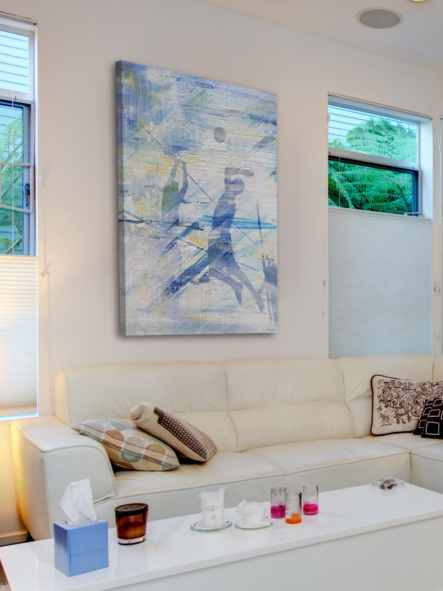"Spike the Ball" Painting Print on Wrapped Canvas