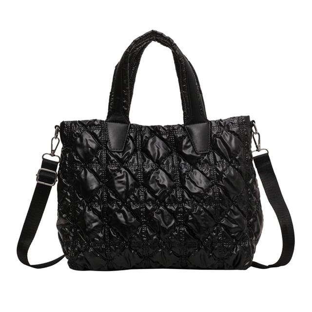 Bolso de mano acolchado para mujer, bolso de mano tipo shopper, bolso tipo hobo suave e impermeable, bolsos de hombro ligeros para el trabajo, el entrenamiento