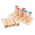 thumbnail image 1 of Sound Cylinders Sound Boxes Toy, Different Strength Sensory Integration Training Wooden Sound Cylinders Toy  for Daily Play, 1 of 7