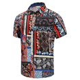thumbnail image 3 of Camisas casuales de verano para hombre, ropa con estampado 3D, camisas hawaianas de playa, camisetas de manga corta Y2K, ropa vintage, blusa con solapa, 3 of 5