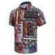 thumbnail image 3 of Camisas gráficas con sombras de palmeras para hombres, ropa con impresión 3D, camisas hawaianas de playa, blusas Y2K de manga corta, ropa vintage, blusa con solapa, 3 of 5