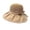 Khaki, variant on Deep Crown Large Head Size Sun Hats for Women, Adjustable Casual Sun Protection Wide Brim Bucket Hat, Face Slimming Classic Daily Summer Fisherman Cap(Brown)