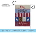 thumbnail image 3 of Toland Home Garden United We Stand Pledge of Allegiance Patriotic Flag Double Sided 12x18 Inch, 3 of 5