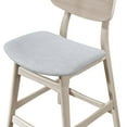 thumbnail image 4 of New Classic Furniture Oscar Wood Counter Dining Chairs in White Ash (Set of 2), 4 of 9
