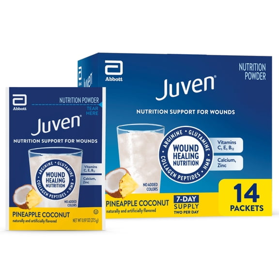 Juven Therapeutic Nutrition Drink Powder, Pineapple Coconut, 14 Packets