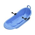 thumbnail image 3 of koolsoo Snow Sled Ski Board Grass Sliding Board Snowboard Sandboarding Sledge Family Blue, 3 of 9