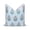 Baby Blue Blush Pink Floral 18"x18", variant on Hofdeco Premium Coastal Patio Indoor Outdoor Lumbar Pillow Cover Only, 12"x20" Water Repellent for Backyard, Couch, Baby Blue Blush Pink Floral with Piping