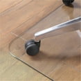 thumbnail image 5 of Lorell Tempered Glass Chairmat Floor - 50" Length x 44" Width x 0.25" Thickness - Rectangle - Tempered Glass - Clear, 5 of 6