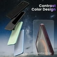 thumbnail image 6 of Compatible with Samsung Galaxy S24 Case, Clear Back with Colored Trim Phone Bumper Cover, Supports Wireless Charging, Slim Protective Phone Case Full Cover for Samsung S24 6.2”-Wind Red, 6 of 7