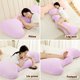 thumbnail image 5 of TERGAYEE Almohada corporal fresca de gran tamaño para adultos Almohada extra larga para cama Almohadas completas de espuma viscoelástica triturada Tela sedosa Suave y cómoda, 5 of 7