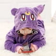 thumbnail image 3 of Kigurumi-Pijamas de dibujos animados para niños y niñas, ropa de dormir con capucha de Totoro, disfraz para fiesta de navidad, 3 of 4