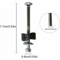 thumbnail image 2 of G ap Espaciadores de trampolín, paquete de 12, accesorios de repuesto fáciles de instalar, herramienta de estabilidad, tornillo de trampolín, tubería de acero, 2 of 5