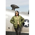 thumbnail image 5 of Up and Away MA-1 Flight Jacket Blank Green Size XXXL, 5 of 6
