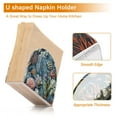 thumbnail image 5 of Yayeee Napkin Holder for Table Set of 2 Kitchen Paper Tissue Organization, Sea Plants Pattern, 5 of 8