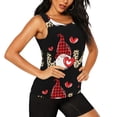 thumbnail image 2 of Lsque Love Gnomes Printed Workout Tank Tops for Women, Athletic Sports Tank Tops, Compression Sleeveless Dry Fit Shirts,Sleeveless Yoga Shirt-Medium, 2 of 9
