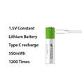 thumbnail image 6 of LANKOO USB AAA Lithium Ion Rechargeable AAA Battery Fast Charge with Type C Port Cable 4-Pack, 6 of 6