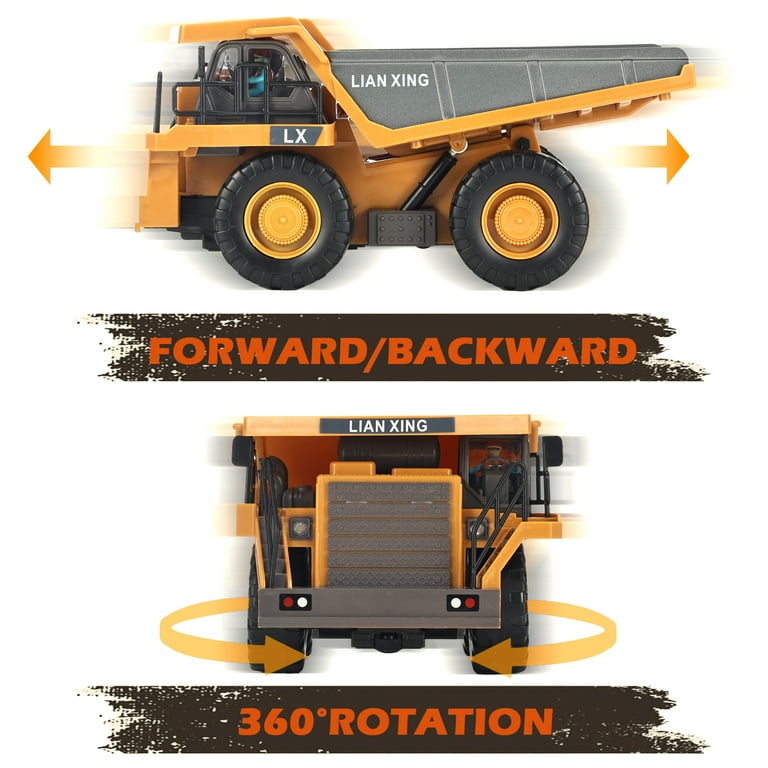 Remote Control Dump Truck, 1:20 Scale RC Construction