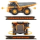 thumbnail image 5 of Lictin Camión Volquete con Control Remoto, 1:24 Vehículo de Ingeniería Rc Juguete, 9 Canal Aleación Metal RC Dump Truck Para Niños, 5 of 5