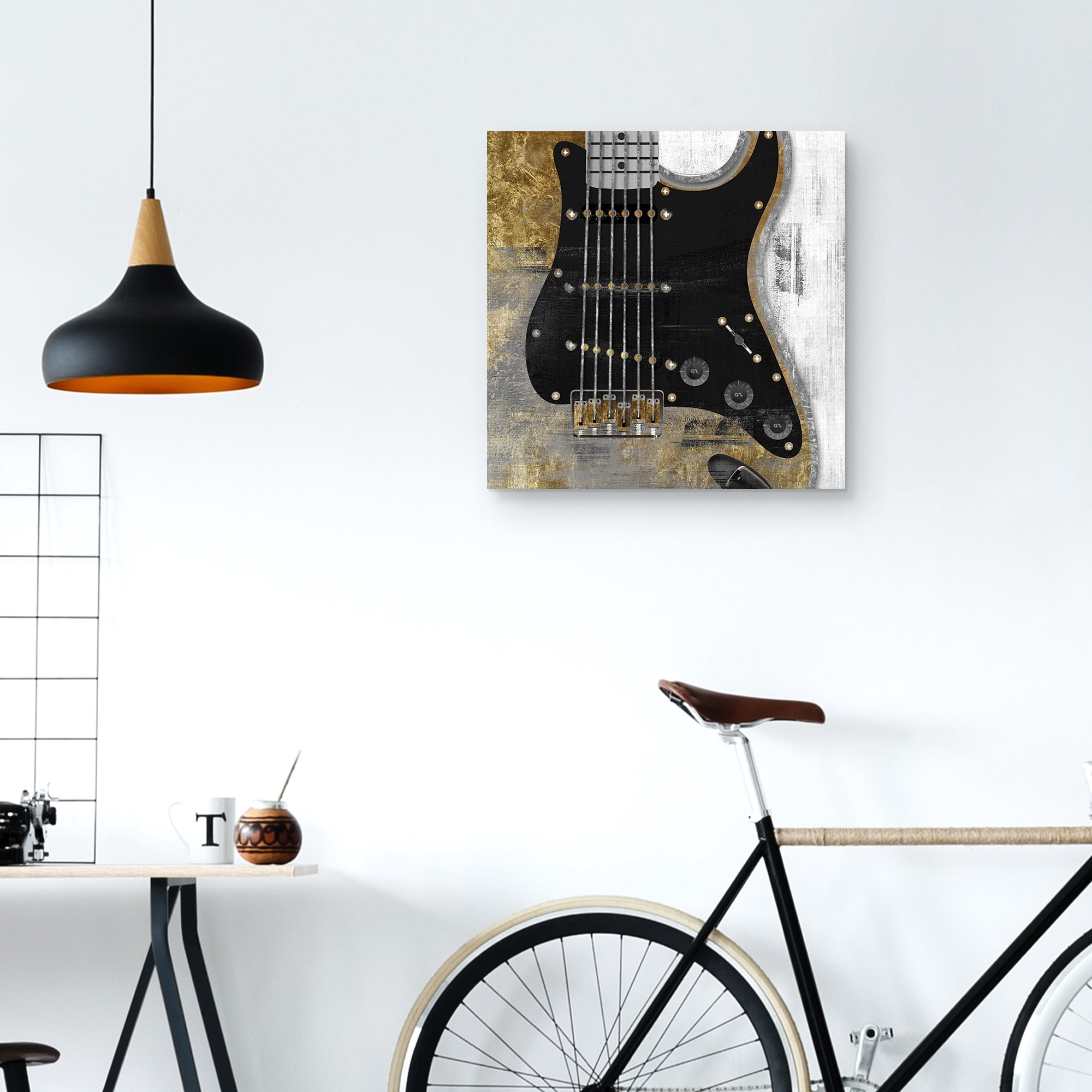 Guitar Study I by Natalie Adams Canvas Art Print