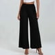 thumbnail image 5 of Pantalones de Mujer con Cintura Elástica, Estilo Informal, Holgados, de Pierna y Bolsillos. Negro XXL, 5 of 7