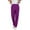 Hot Pink plus size straight leg pants a1, variant on Cagogo Women Plus Size Straight Leg Trousers Elastic Waist Solid Casual Workwear Pants with Pockets Regular Fit Long Pants Travel Office Lounge, Sky Blue 4XL