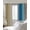 Brown Blue, variant on Orange Yellow Green Ombre Blackout Curtains for Bedroom/Living Room, Thermal Insulated Kitchen Curtains, Modern Art Aesthetics Abstract Grommet Darkening Window Treatment Drapes 42"x63"x2