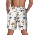 thumbnail image 4 of Uemuo Snake Pattern Mens Swim Trunks Quick Dry Board Shorts with Mesh Lining, Stretch Beach Shorts Quick Dry No-Chafing Board Shorts-Small, 4 of 8