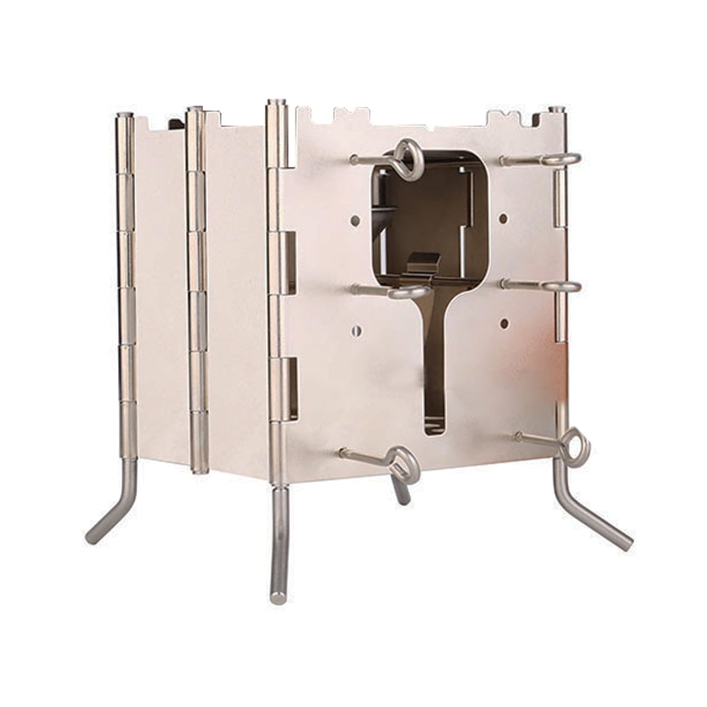 Collapsible Wood Burning Portable Windproof Camping Wood Multi-fuel Furnace  with Carrying Case for Backpacking Cooking BBQ | Walmart Canada