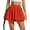 Rust Orange, variant on G4Free Chillwhisp Bubble Tennis Skirts for Women - 14" Mini Athletic Ruffled Hem Casual Skorts Inner Shorts with 4 Pockets