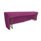 thumbnail image 1 of Mantel ajustable LA Linen de popelina de poliéster magenta 96 L x 18 W x 30 H, 1 of 1