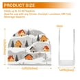 thumbnail image 4 of Yayeee Napkin Holder for Table Kitchen Paper Tissue Organization, Orange Snow Houses, 4 of 8