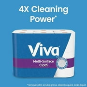 Viva Multi-Surface Cloth Paper Towels, 12 Triple Rolls, 165 Sheets Per Roll 2 Packs of 6