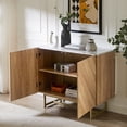 thumbnail image 6 of Roomfitters Storage Cabinet Credenza, Wood Off-White, 6 of 12