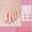 style 3, variant on Glitter toenail stickers Nail Art Stickers Glitter Toe Wraps Self Adhesive DIY