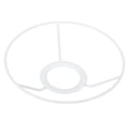 thumbnail image 4 of Uxcell 6" E26 E27 Lamp Shade Ring Frame with European Fitter, 3pcs Lampshade Holder Wire Frame DIY Drum Ring, 4 of 7