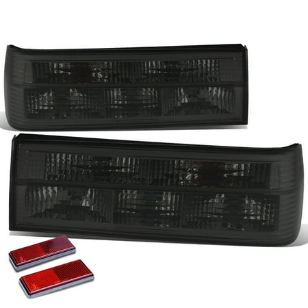 1984 Bmw 318i Brake For 1983 to 1987 BMW E30 318i 320i 325 325es Pair Smoked Housing Rear Tail Brake Light Reverse Lamps 84 85 86 ()