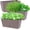 Khaki, variant on Window Box Planter 6 Pcs, 16.5 Inches Self Watering Rectangle Flower Plant Pots with Drainage Holes Trays, Vegetable Planters for Windowsill Patio Garden Balcony Porch Yard (Khaki)